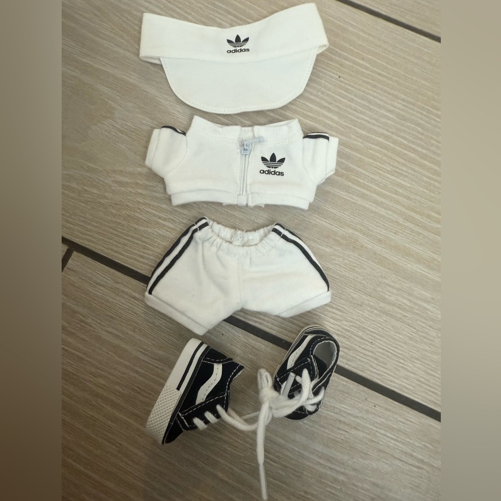 New labubu Adidas 4pcs Outfit with Sneakers